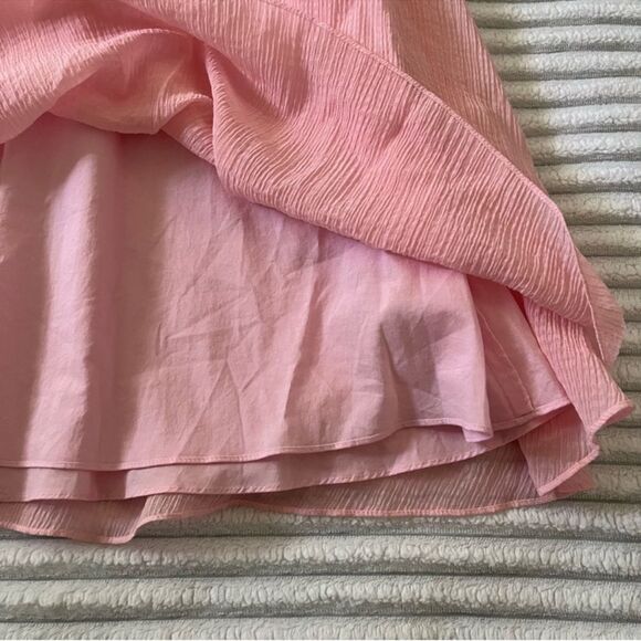 NWT!! LoveShackFancy Hutchinson Powder Pink Maxi Silk Blend Dress Size 4..545$!! - Picture 9 of 14